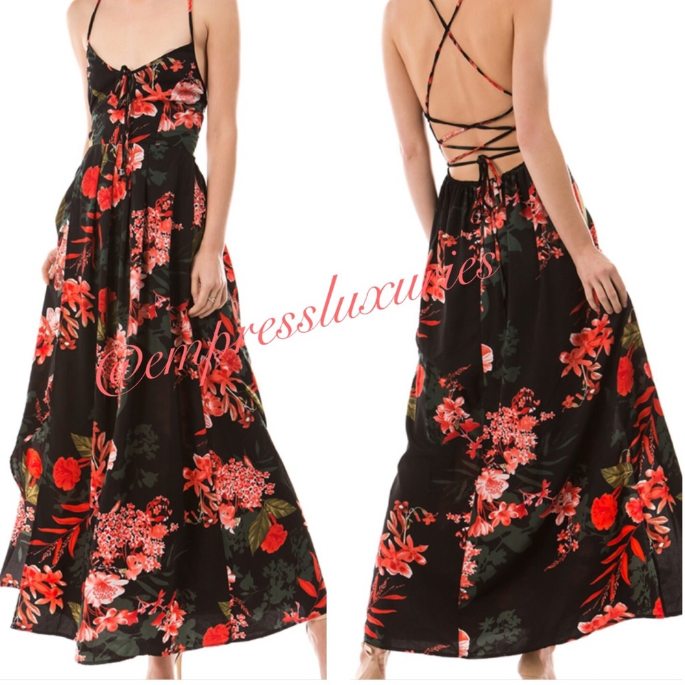 Last1-Small Floral Maxi Dress✨ - Picture 6 of 6